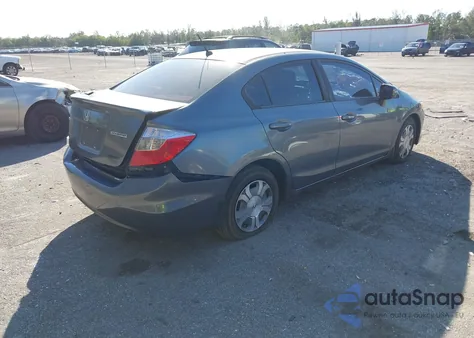 2012 Honda Civic Hybrid z USA, uszkodzony, nr VIN JHMFB4F22CS002926